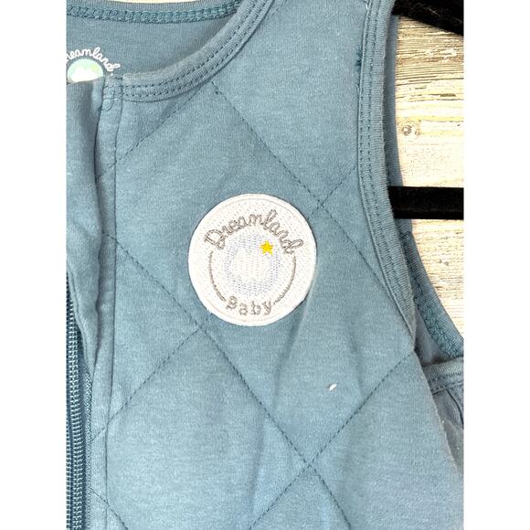 Dreamland Baby XL 24-36 Month Blue Organic Cotton Weighted Toddler Sleep Sack - Picture 6 of 8